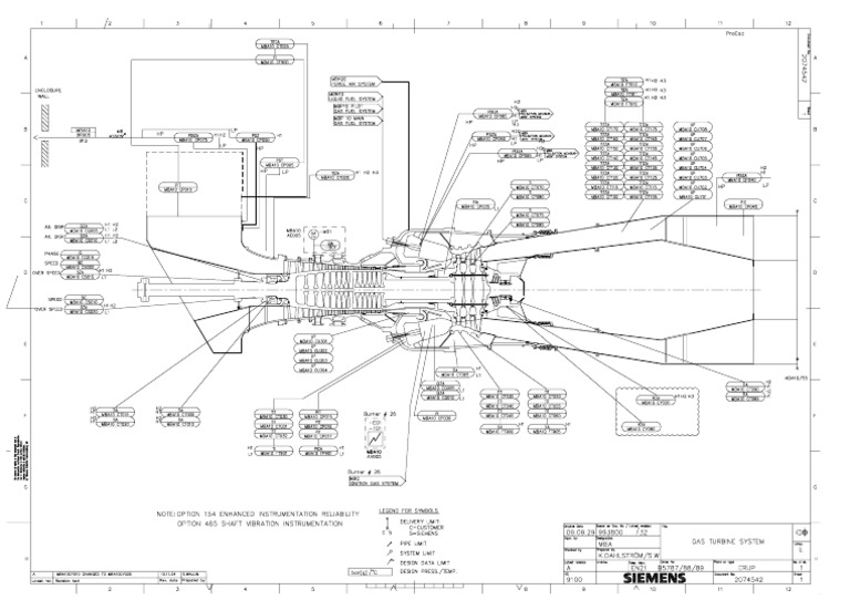 A - Gas Turbine System | PDF