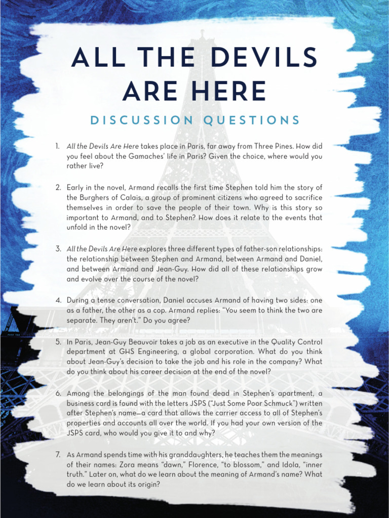 Discussion Questions for 