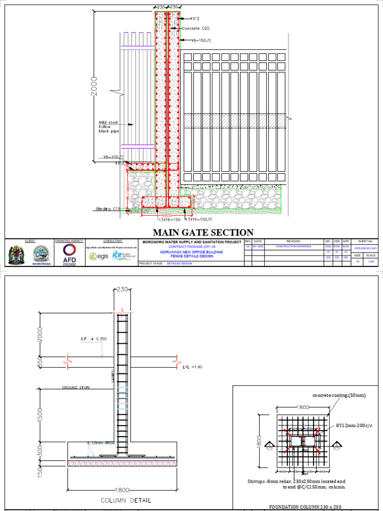 CP 05 Fence Detailing Design-03 | PDF | Structural Engineering ...