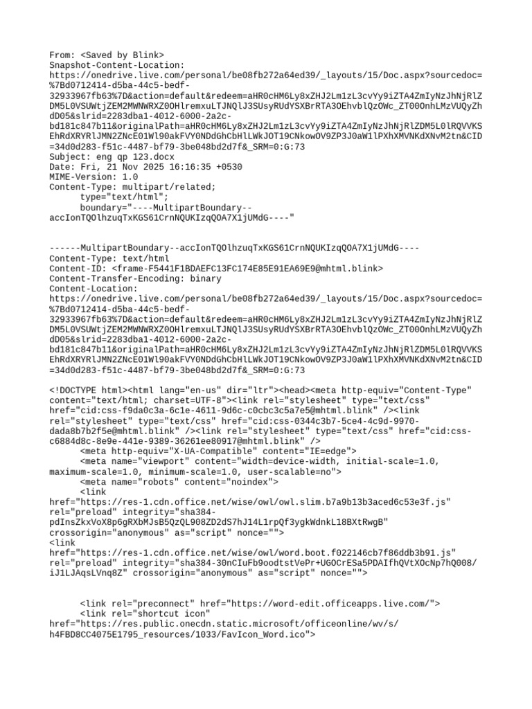 Eng QP 123 Document Overview | PDF | Html Element | Computer File Formats