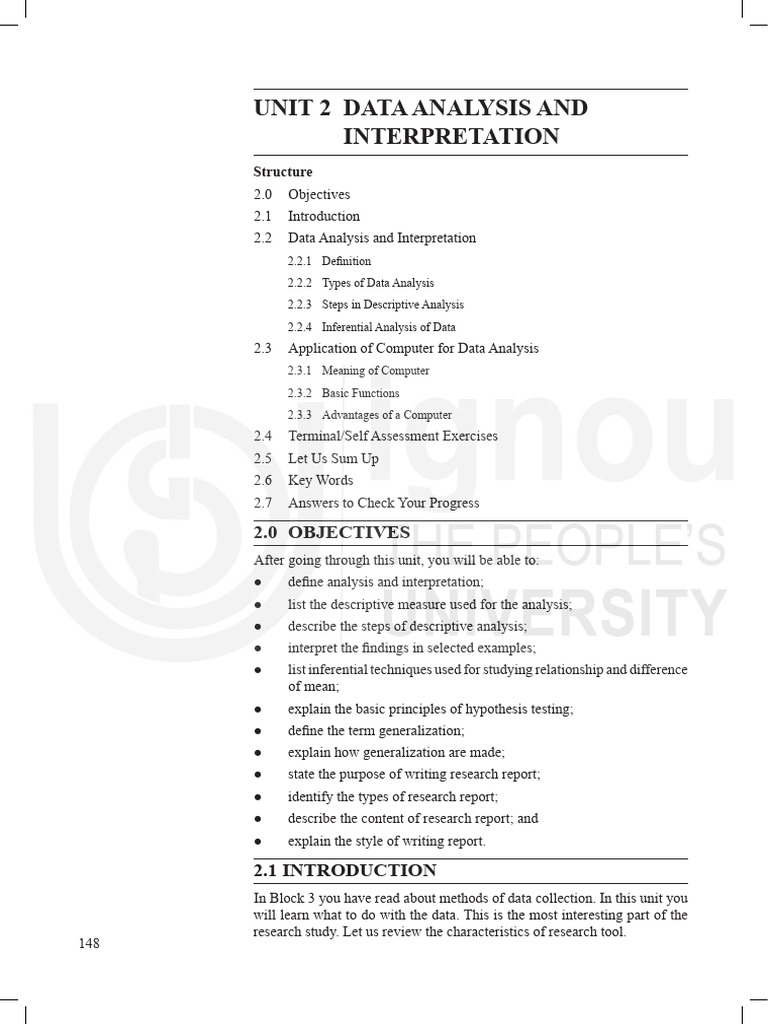 Data Analysis and Interpretation Guide | PDF | Statistics | Statistical ...