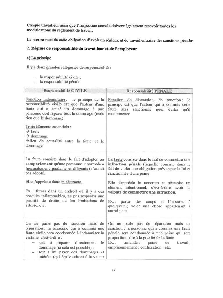 Responsabilité Civile Et Responsabilité Pénale | PDF