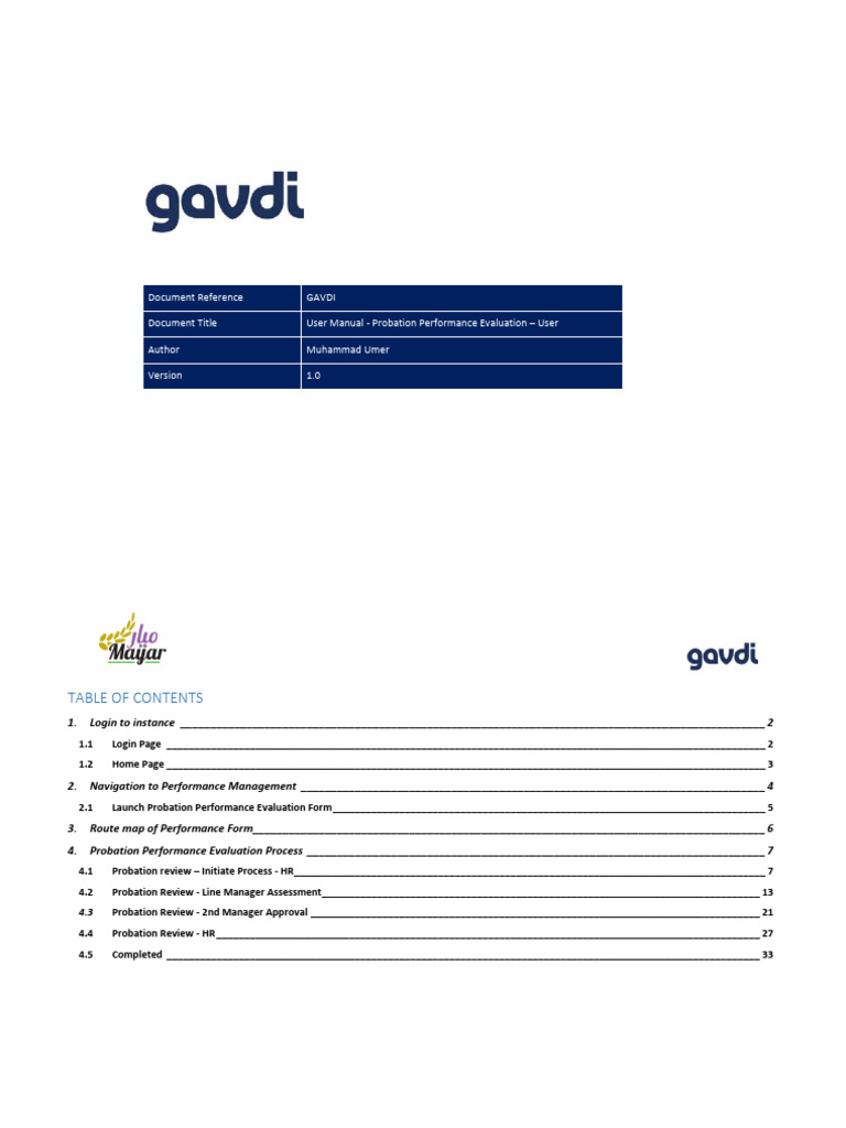 Probation Performance Evaluation Manual | PDF | Performance Appraisal ...