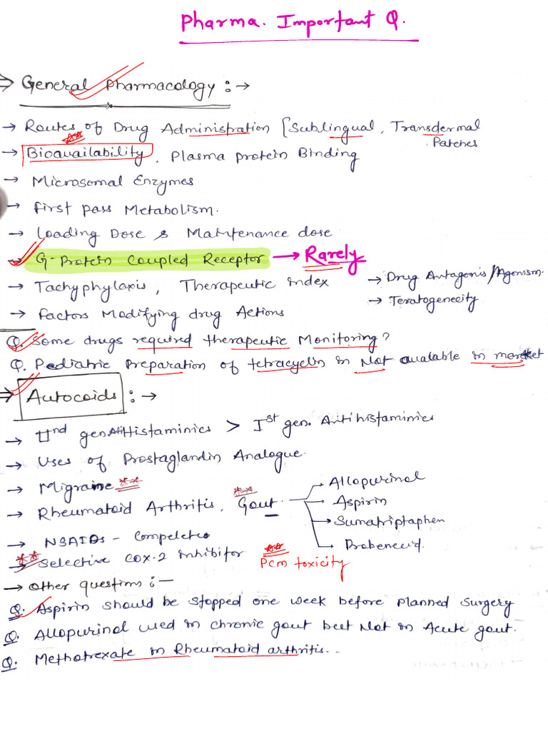 Pharma Markings With Annotations | PDF