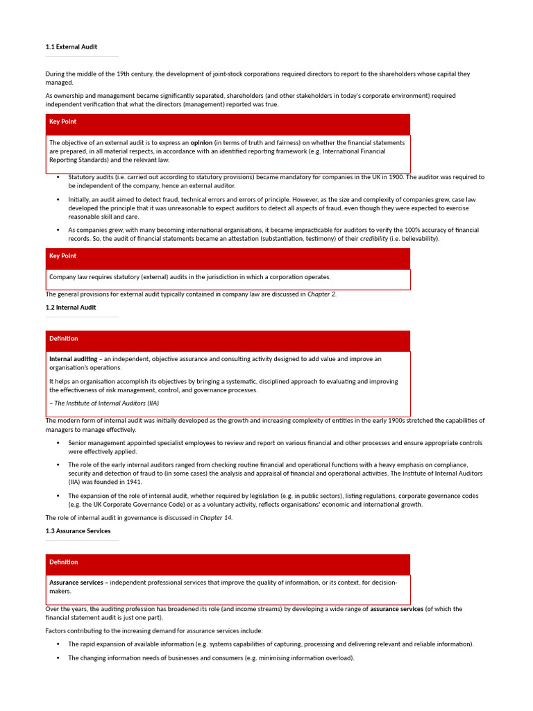Intro to ASSURANCE | PDF | Audit | Auditor's Report
