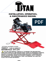 TITAN MOTORCYCLE LIFT HDML 1500xlt Manual