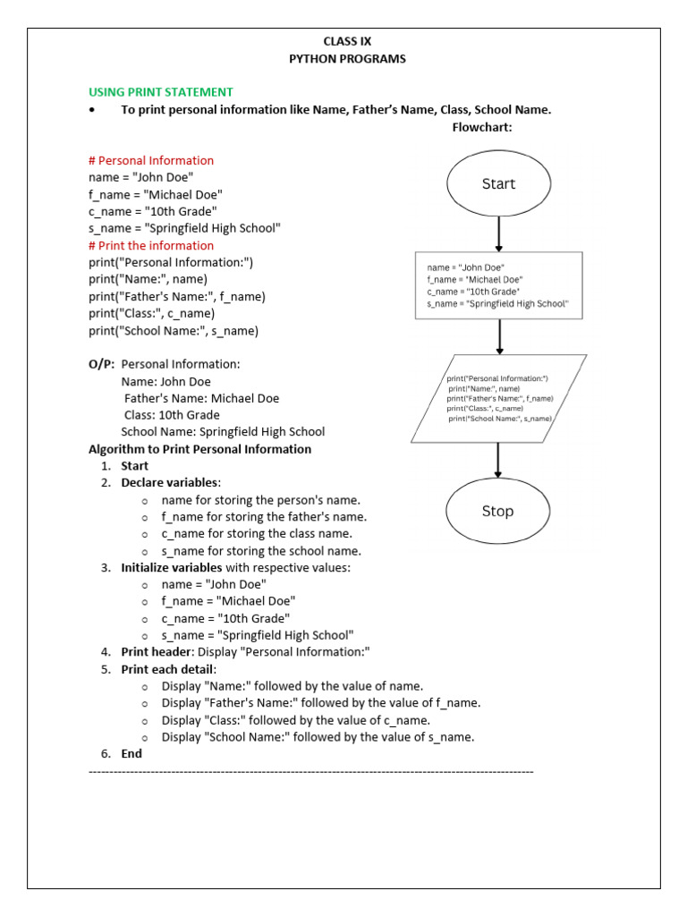 Python Prgs for Record | PDF | Area | Length