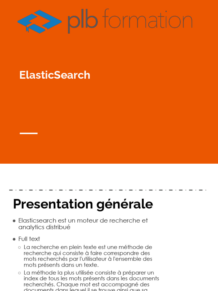 Introduction à Elasticsearch et ses fonctionnalités | PDF ...