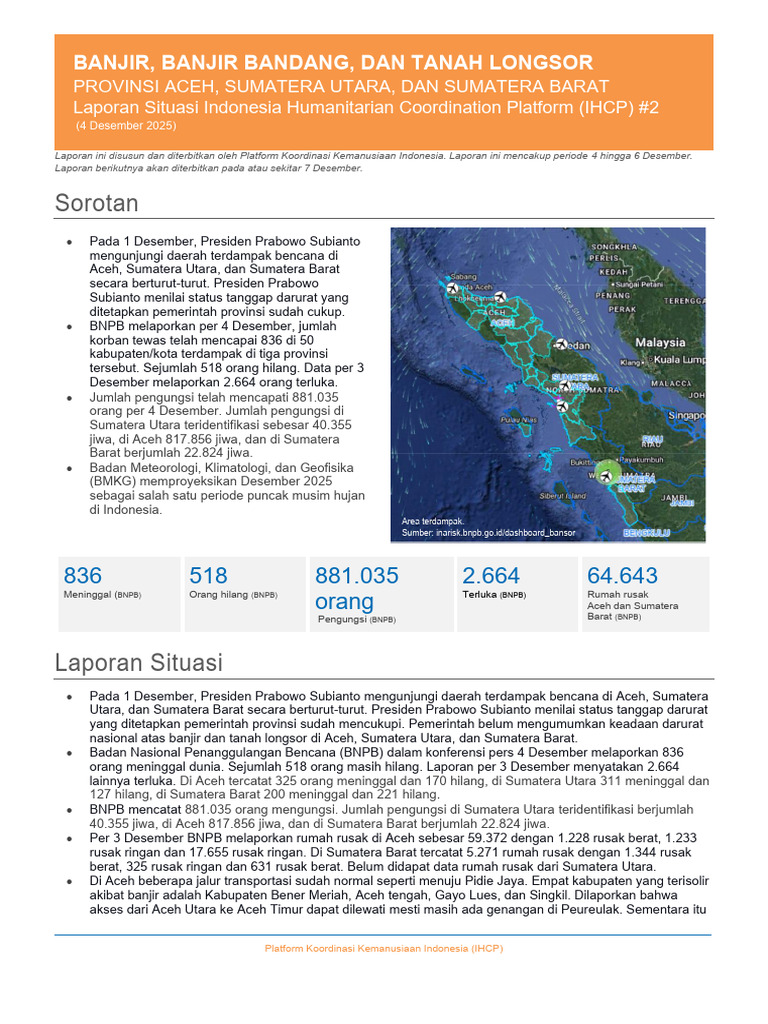 IHCP Sitrep - 20251204 - No.02 | PDF