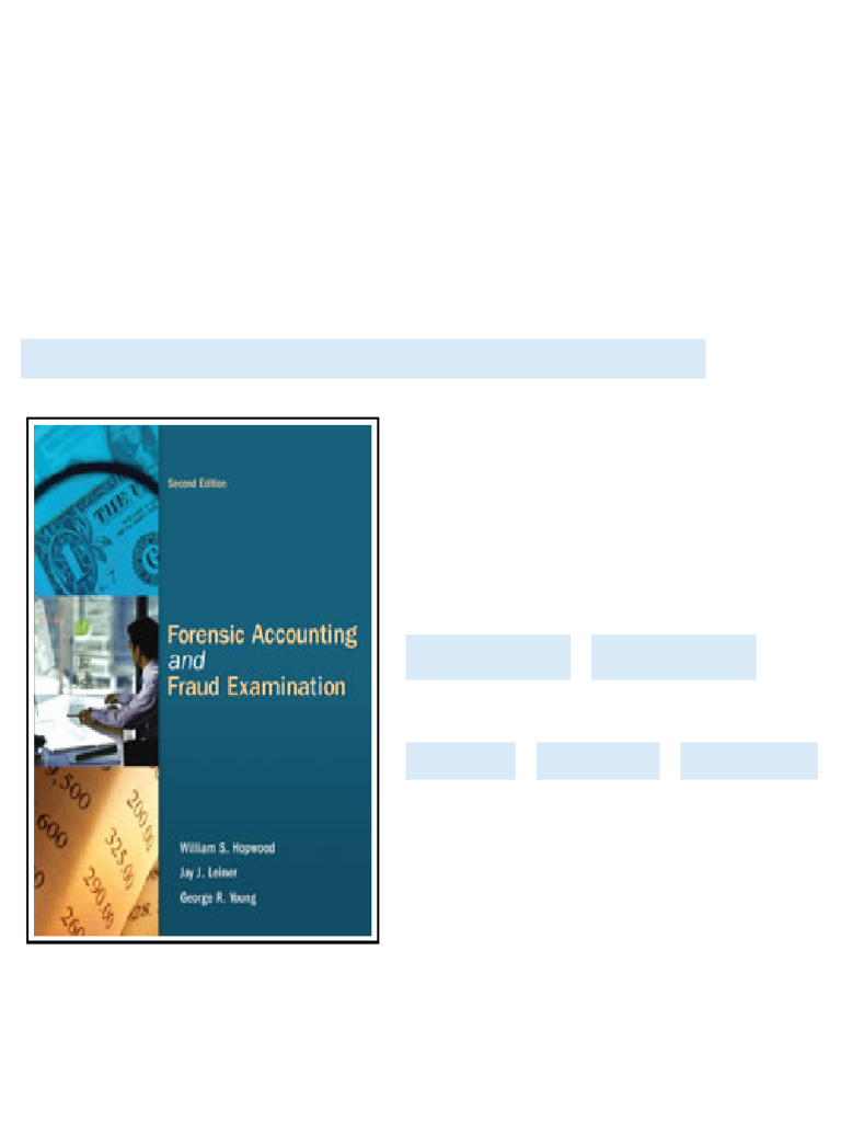 Solution Manual for Forensic Accounting and Fraud Examination 2nd ...