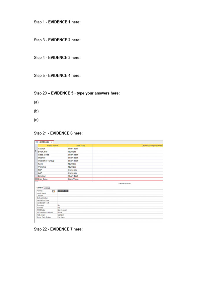 Evidence Collection Steps Guide | PDF