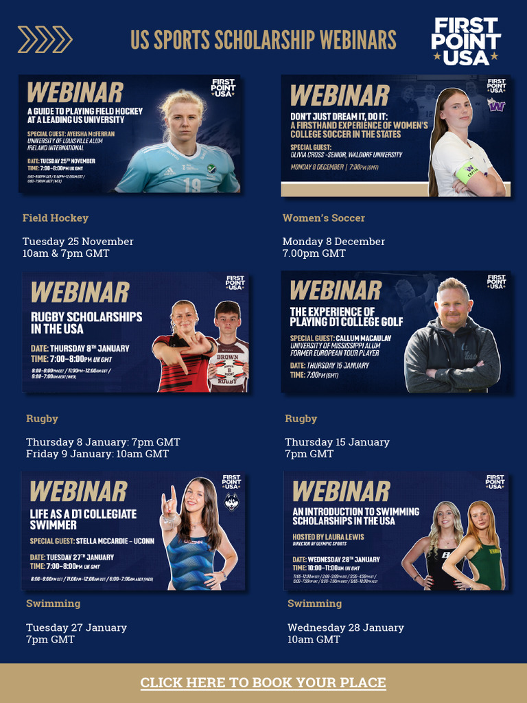 FirstPoint USA Upcoming Webinars | PDF