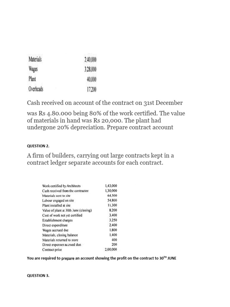 Contract Account Preparation Guide | PDF