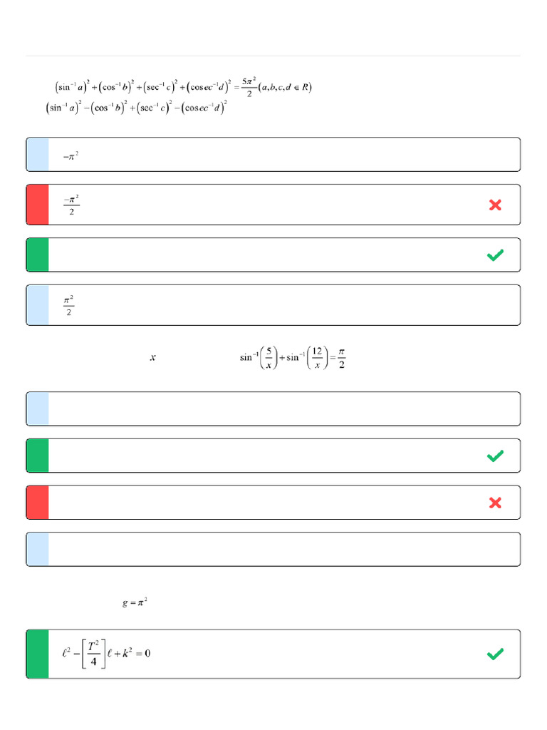 Oscillation and Pendulum Questions | PDF | Pendulum | Physics