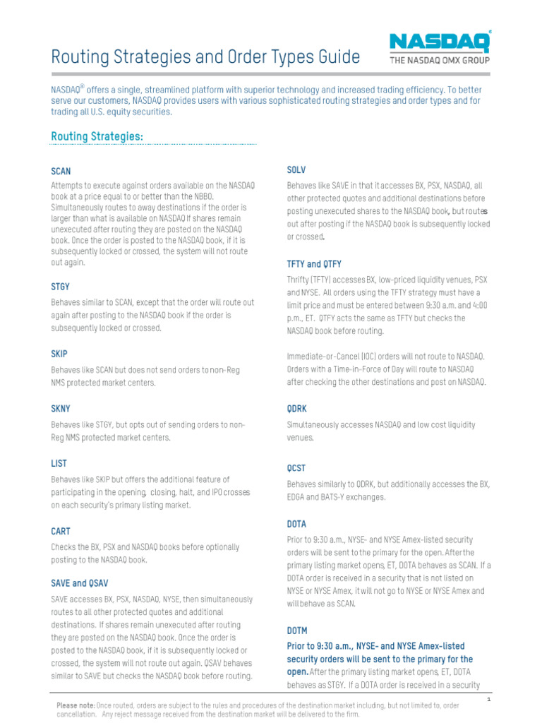 Nasdaq Refguide | PDF