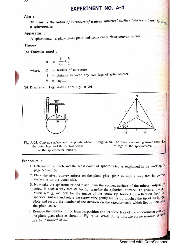 Xi Physics Exp Spherometer | PDF