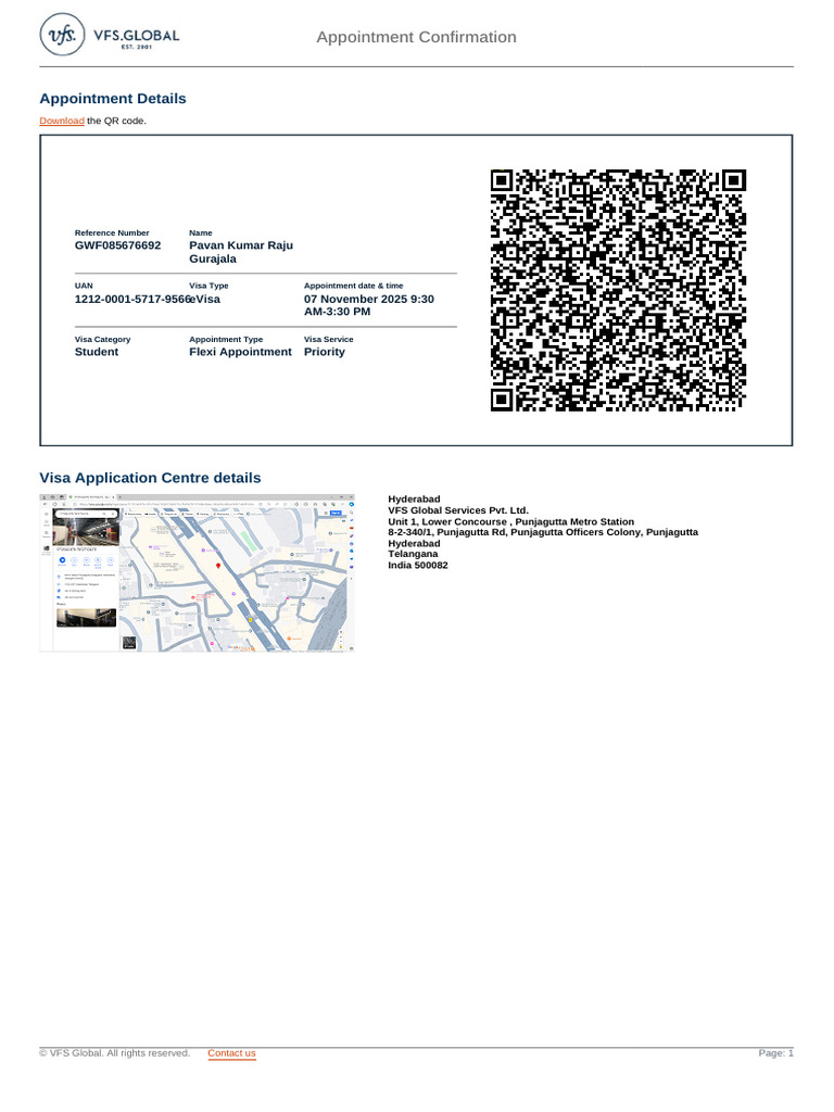 Appointment Confirmation for eVisa | PDF | Government And Personhood ...