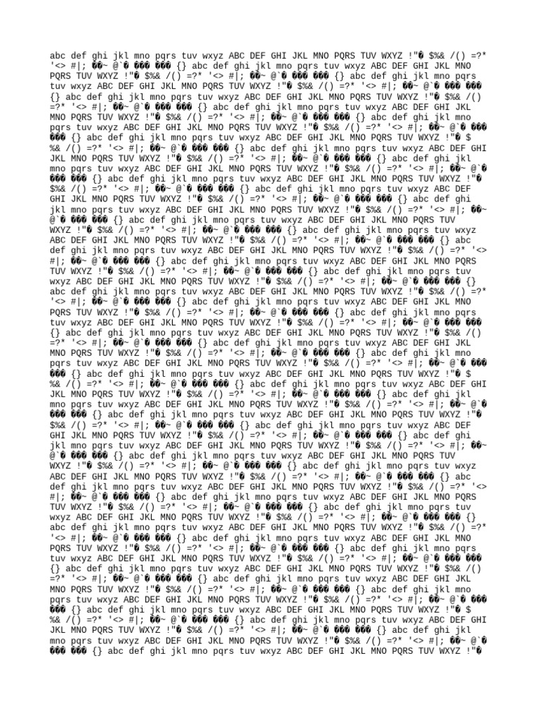 Alphabet Sequence Variations | PDF