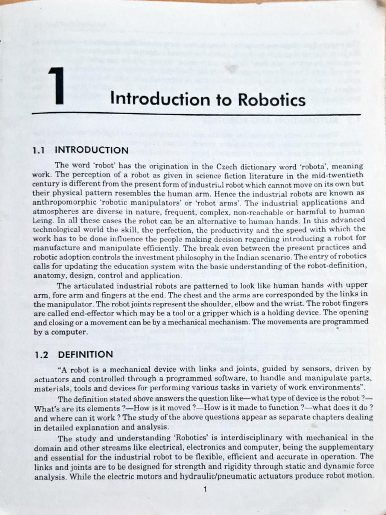 Robotics 1 4 | PDF