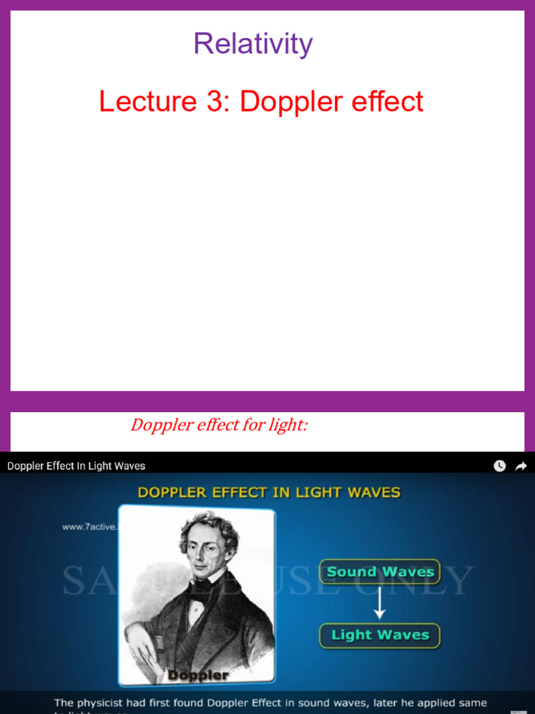Doppler Effect in Light Explained | PDF | Physical Phenomena | Astrophysics