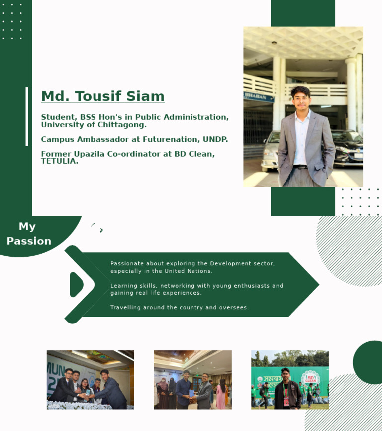 Md. Tousif Siam: Development Enthusiast | PDF