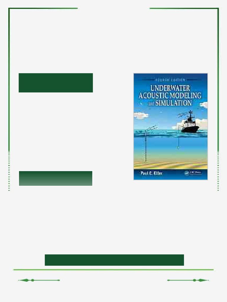 Underwater Acoustic Modeling and Simulation 4th Ed Edition Etter Ebook ...