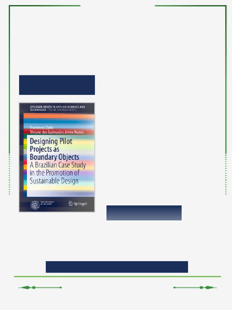 Designing Pilot Projects as Boundary Objects A Brazilian Case Study in ...