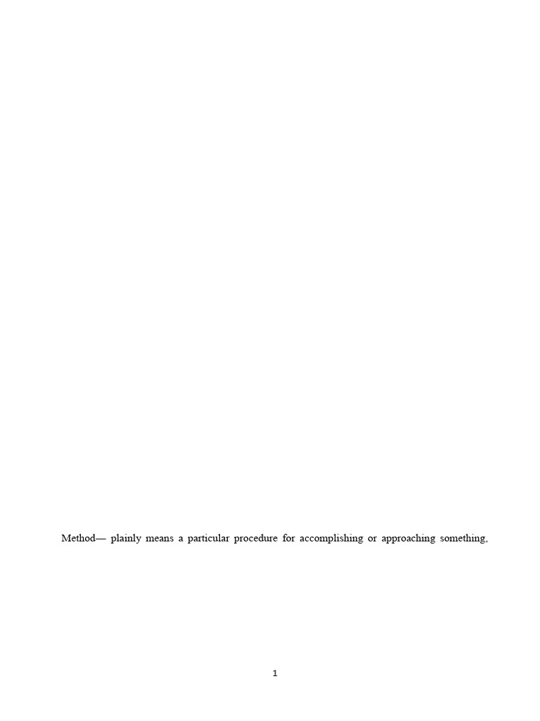 Unit Two (Latest) Research Methods Design and Sampling | PDF ...