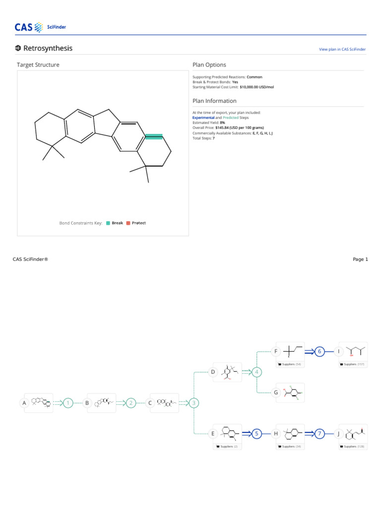 Retrosynthesis_20250731_0727 | PDF | Organic Chemistry | Chemistry