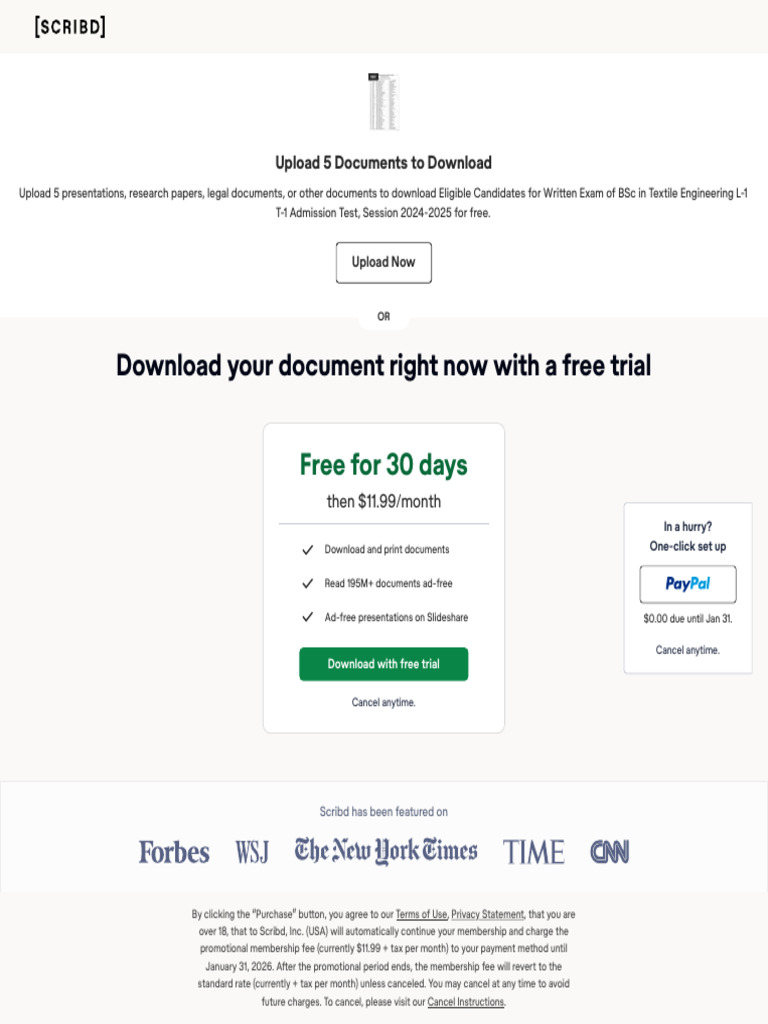 Choose a Plan Scribd | PDF | Scribd