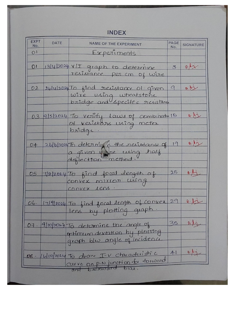 Physics Record Cbse Class 12 | PDF