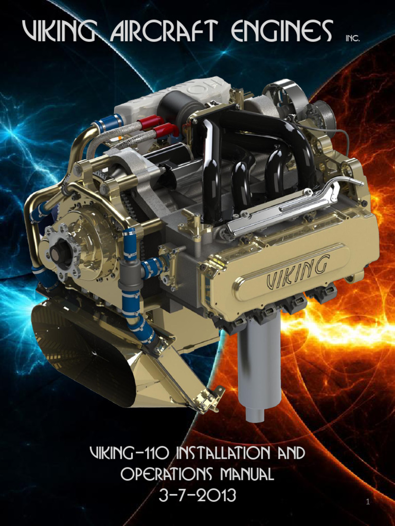 Viking-110 Engine Installation Manual | PDF | Nut (Hardware) | Engines