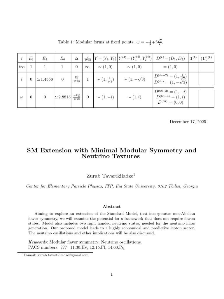 Modulars3 2 | PDF | Physics | Theoretical Physics