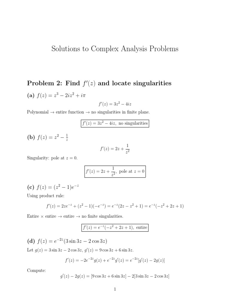 Complex Chapter 3 Question 2 3 4 | PDF | Mathematical Concepts ...