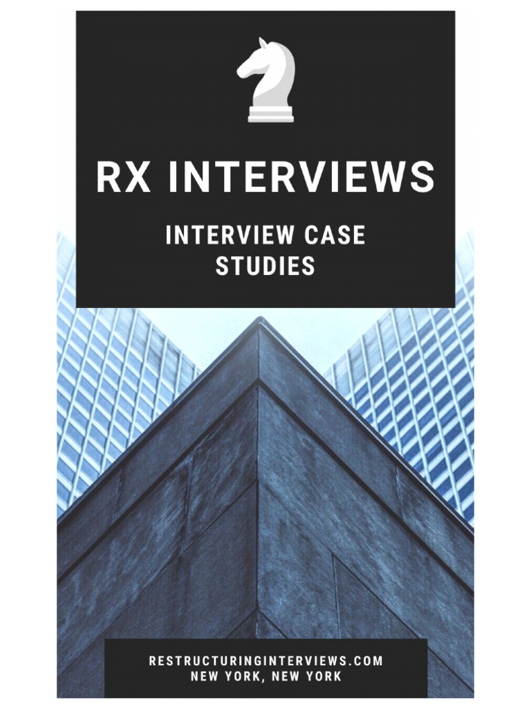 Restructuring Interview Case Study Guide | PDF | Unsecured Debt | Interest