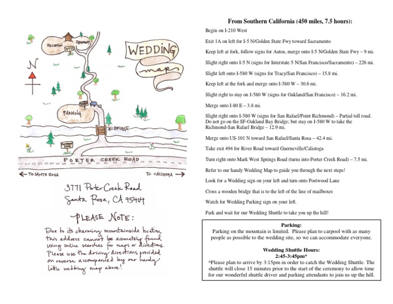 So Cal Directions & Map | PDF