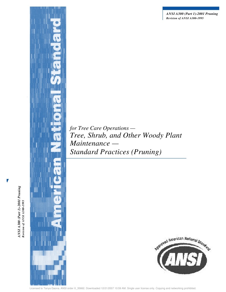 Plantmaintenance Standardpracticespruning | PDF | Pruning | Plant Stem