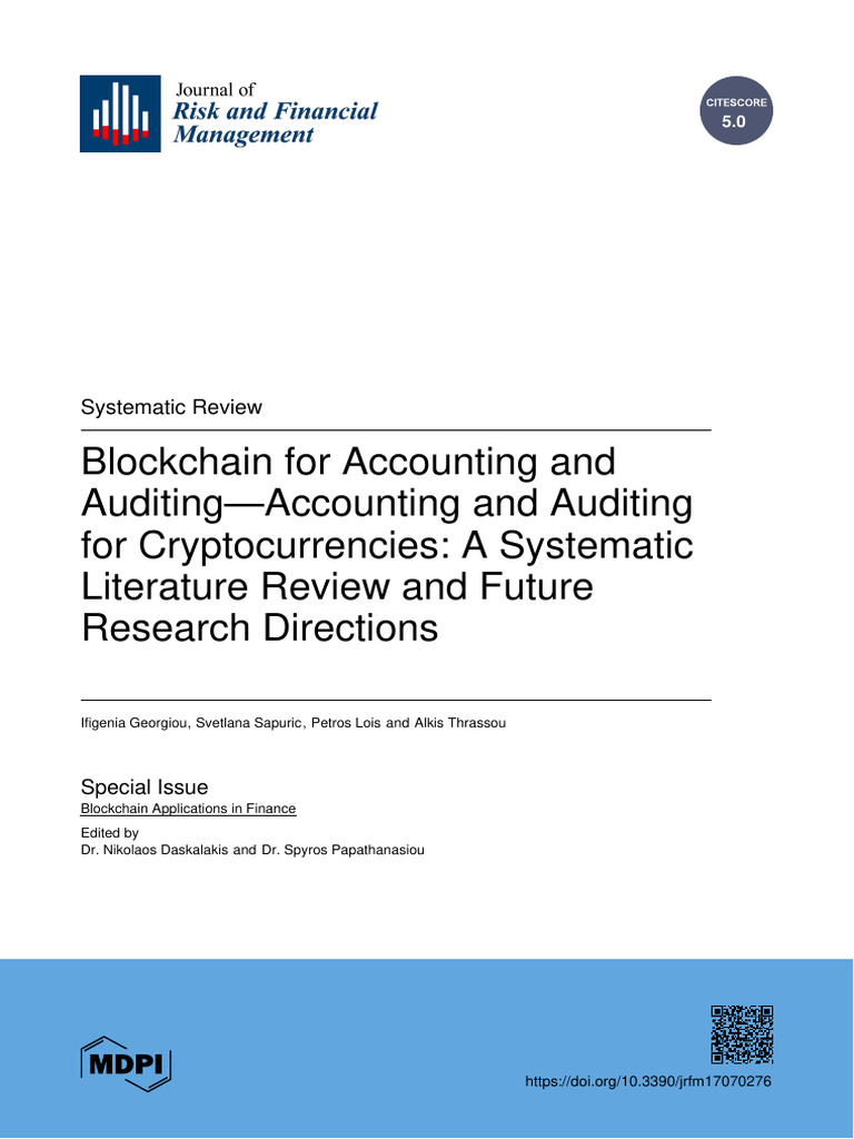 Blockchain para Contabiidad y Auditoria | PDF | Methodology | Cryptocurrency