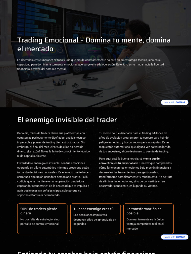 Trading Emocional Domina Tu Mente Domina El Mercado+ | PDF | Las ...