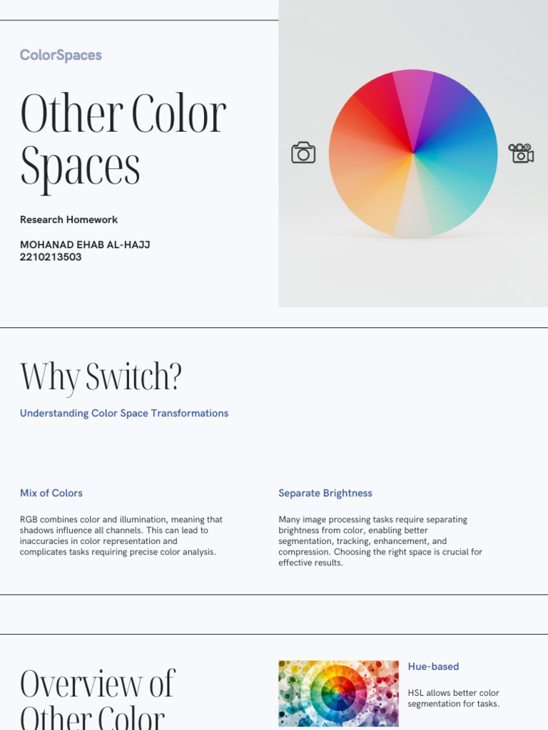 Understanding Color Spaces for Imaging | PDF | Color | Rgb Color Model