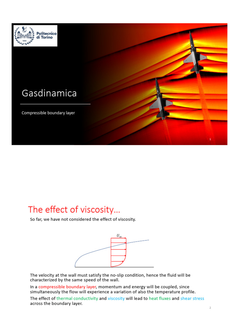 Compressible Boundary Layer Dynamics | PDF | Boundary Layer | Fluid ...