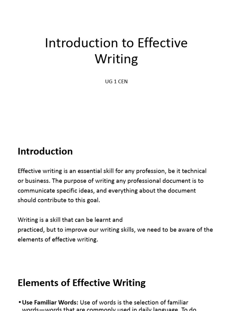 Mastering Effective Writing Skills | PDF | Social Networking Service ...
