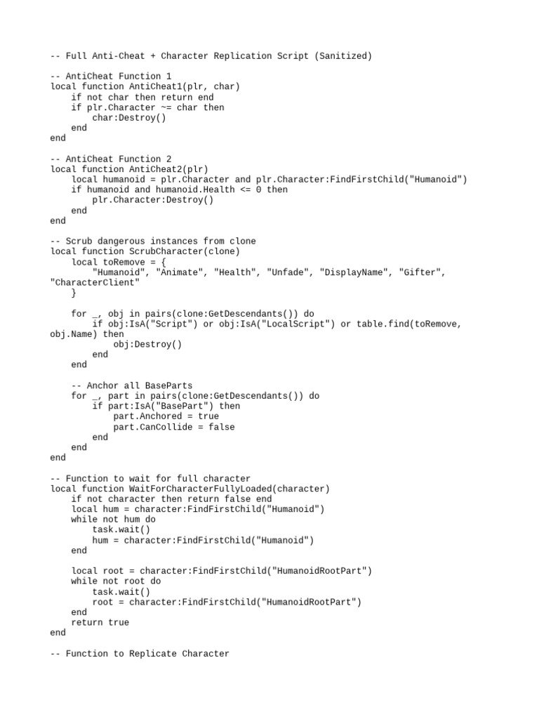 Anti Cheat Replication Fixed | PDF