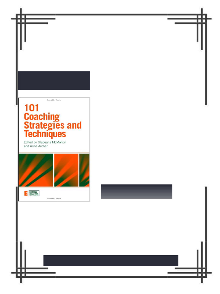 101 Coaching Strategies and Techniques Essential Coaching Skills and ...
