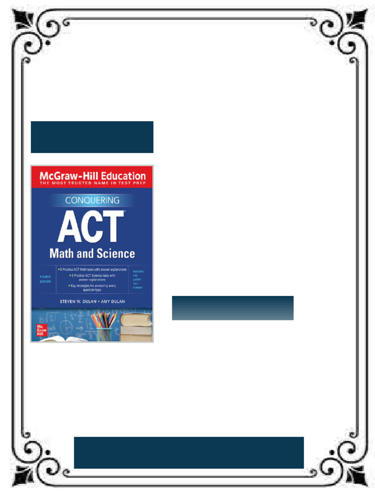 McGraw-Hill Education Conquering ACT Math and Science, Fourth Edition ...