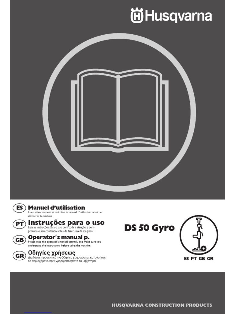Manual do Operador DS 50 Gyro Husqvarna | PDF