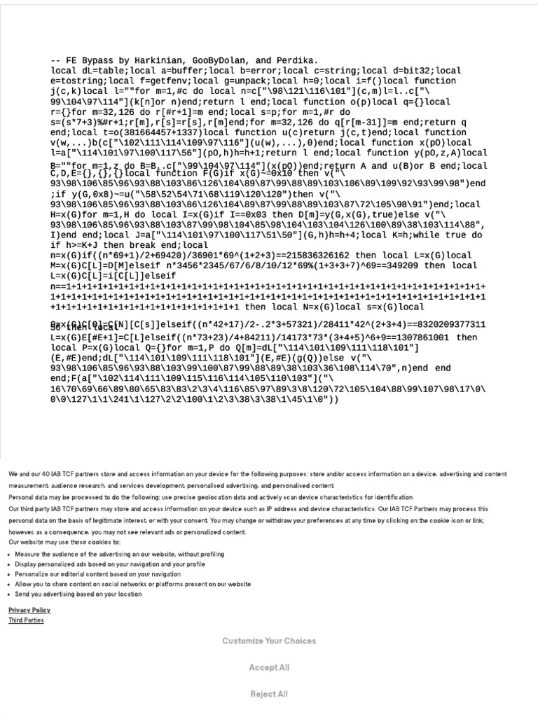 FE Bypass Script Overview | PDF