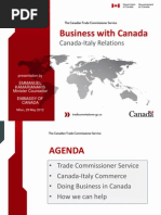 Download Canada-Italy Relations Presentation - Embassy of Canada by EU Chamber Of Commerce in Canada-West SN97480267 doc pdf