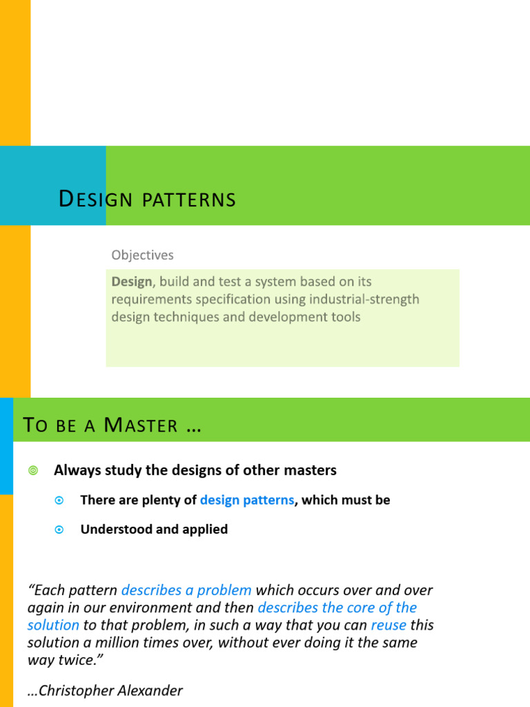 Understanding Key Design Patterns | PDF | Class (Computer Programming ...