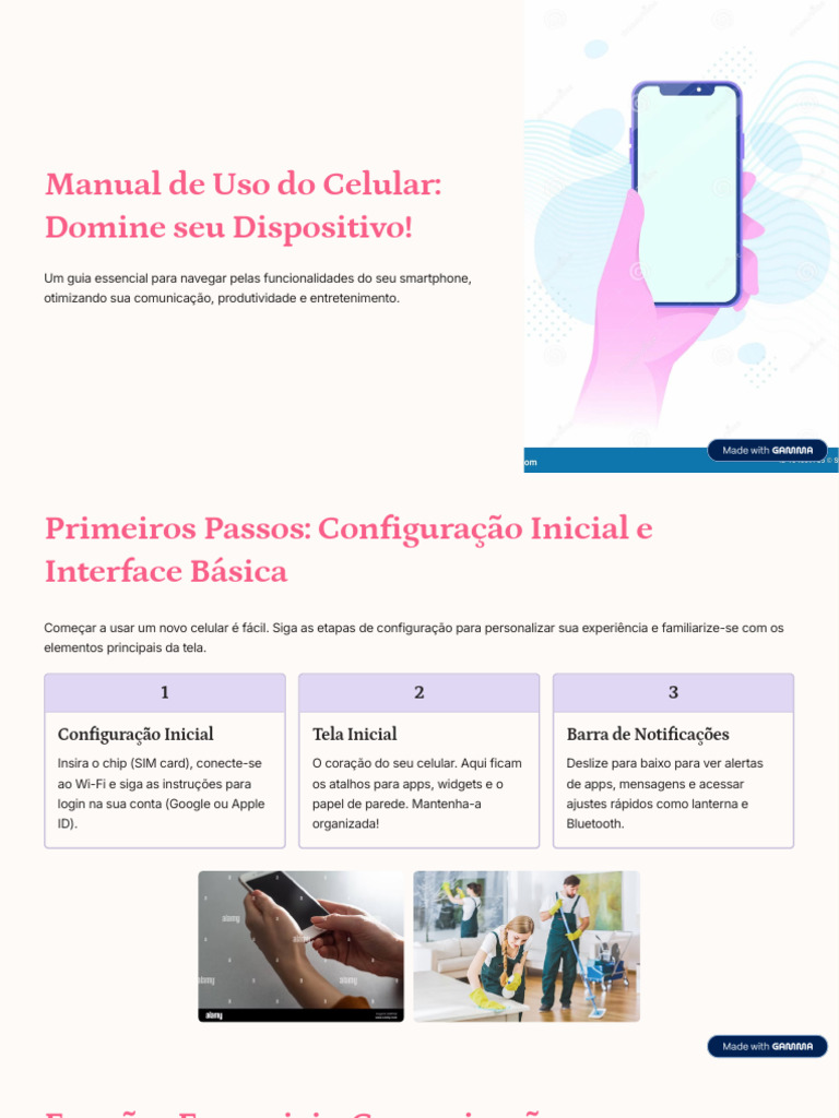 Guia Completo para Usar Seu Celular | PDF | Aplicativo para celular ...